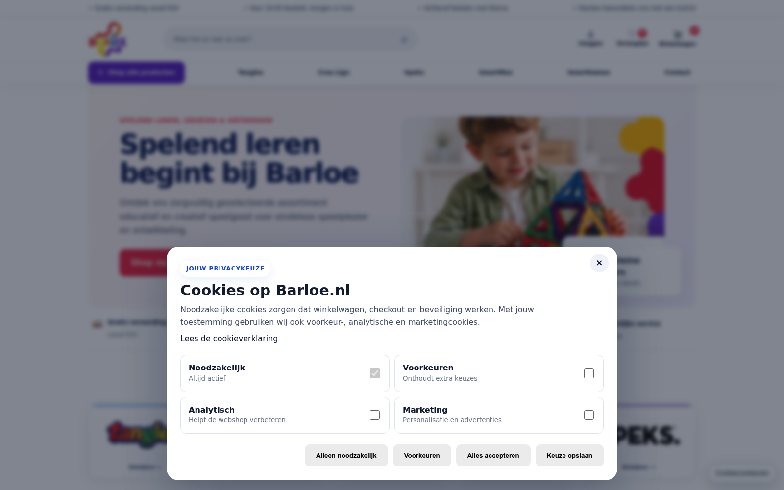 Barloe.nl – website screenshot
