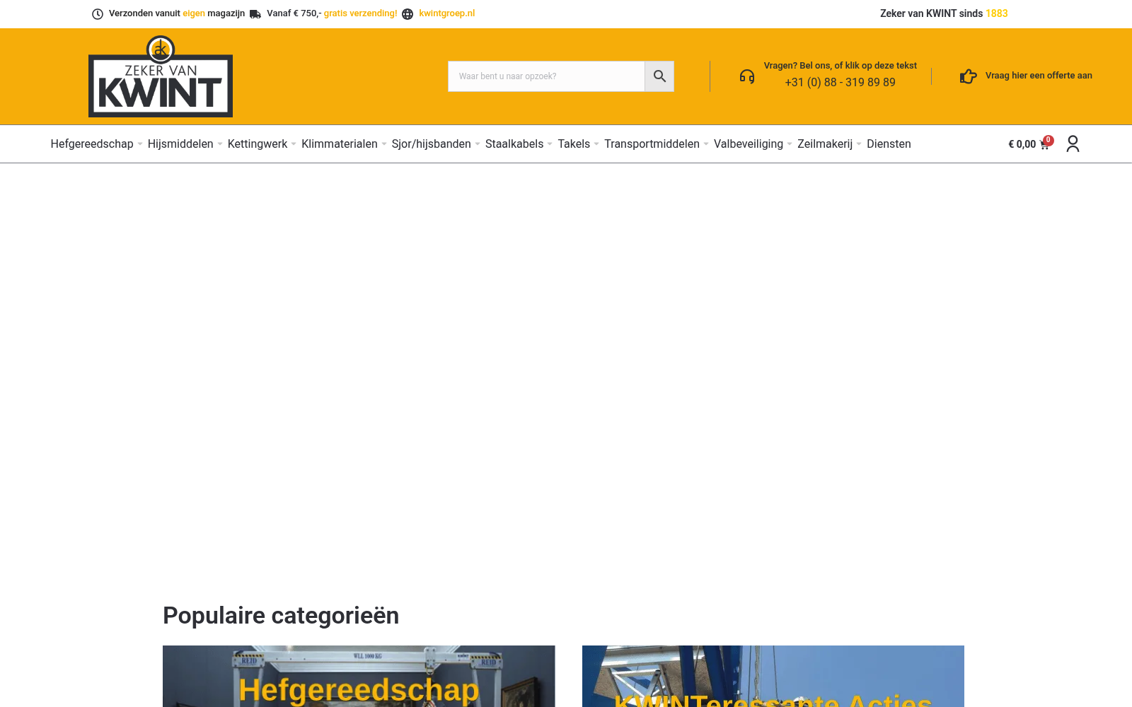 Kwint B.V. – website screenshot